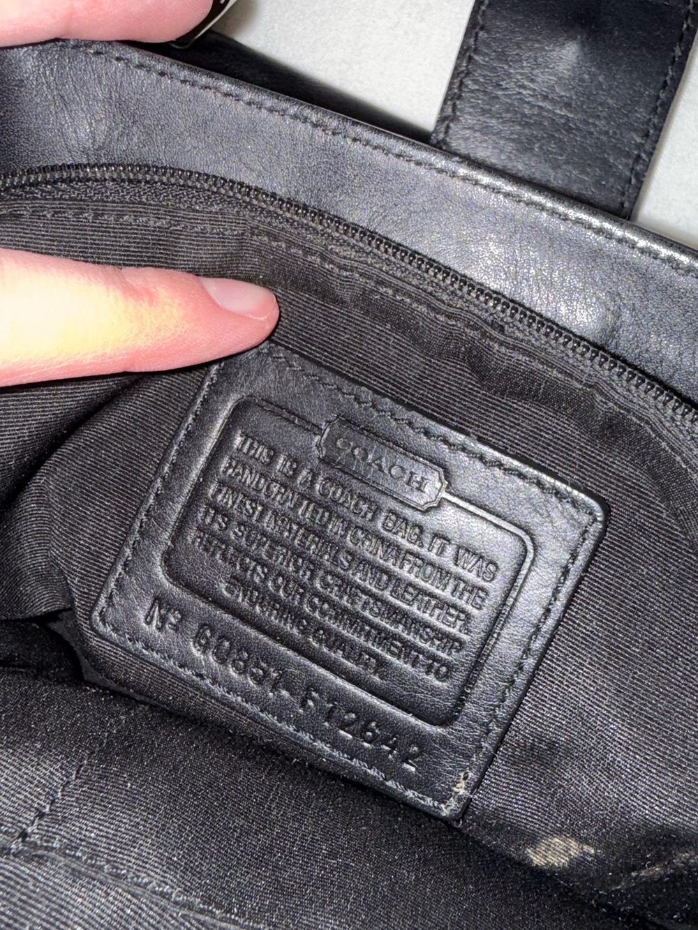 Coach Hampton Signature Jacquard Tote Bag - Picture 3 of 9